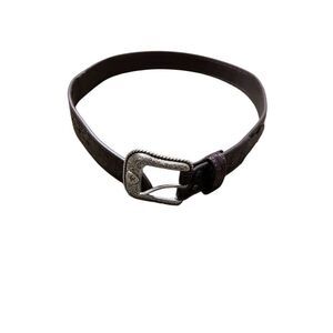 Ariat Men's Brown Leather Dress Belt Size 32